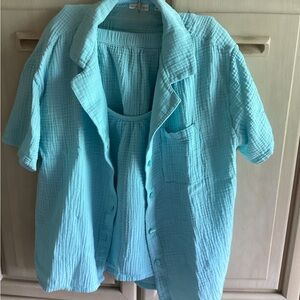 Van winkle & co. 3 pc babydoll pj set